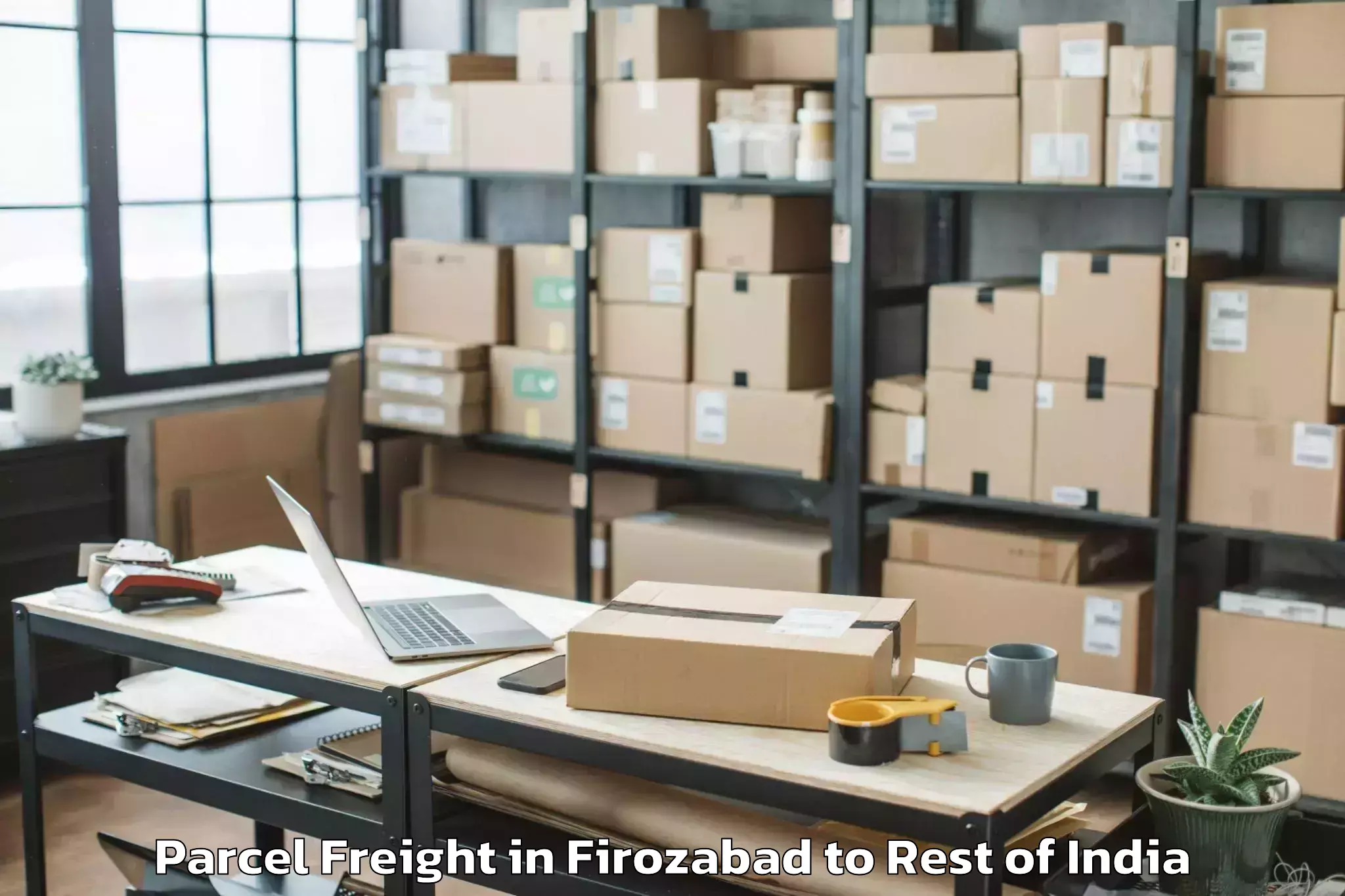 Professional Firozabad to Rajouri Parcel Freight